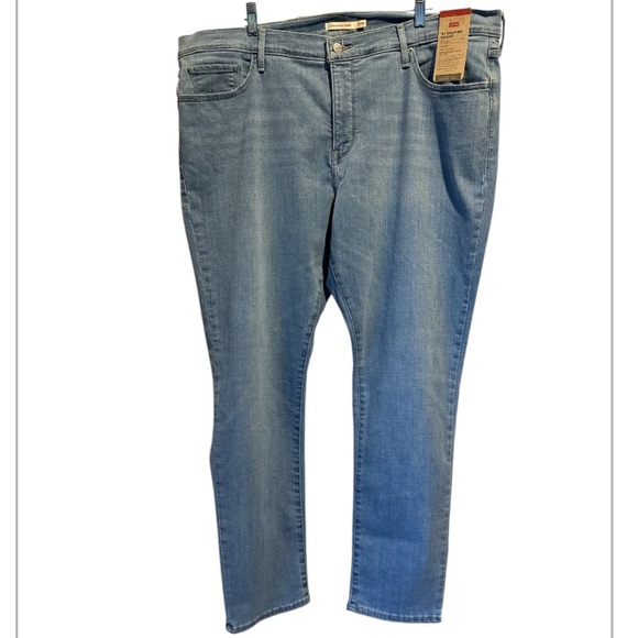 Levi’s Light Blue Denim Jeans 22w shaping skinny 311 stretch NEW baddie - Picture 2 of 10